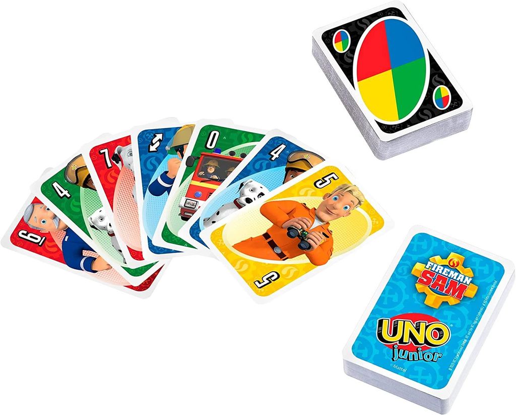 Mattel - UNO - Feuerwehrmann Sam Kartenspiel Produktbild 