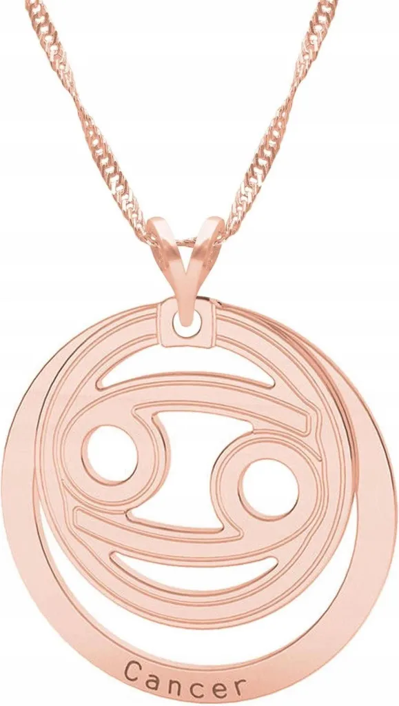 Collana Cancro Oro Argento 925 - Gioiello Zodiaco Boho Style