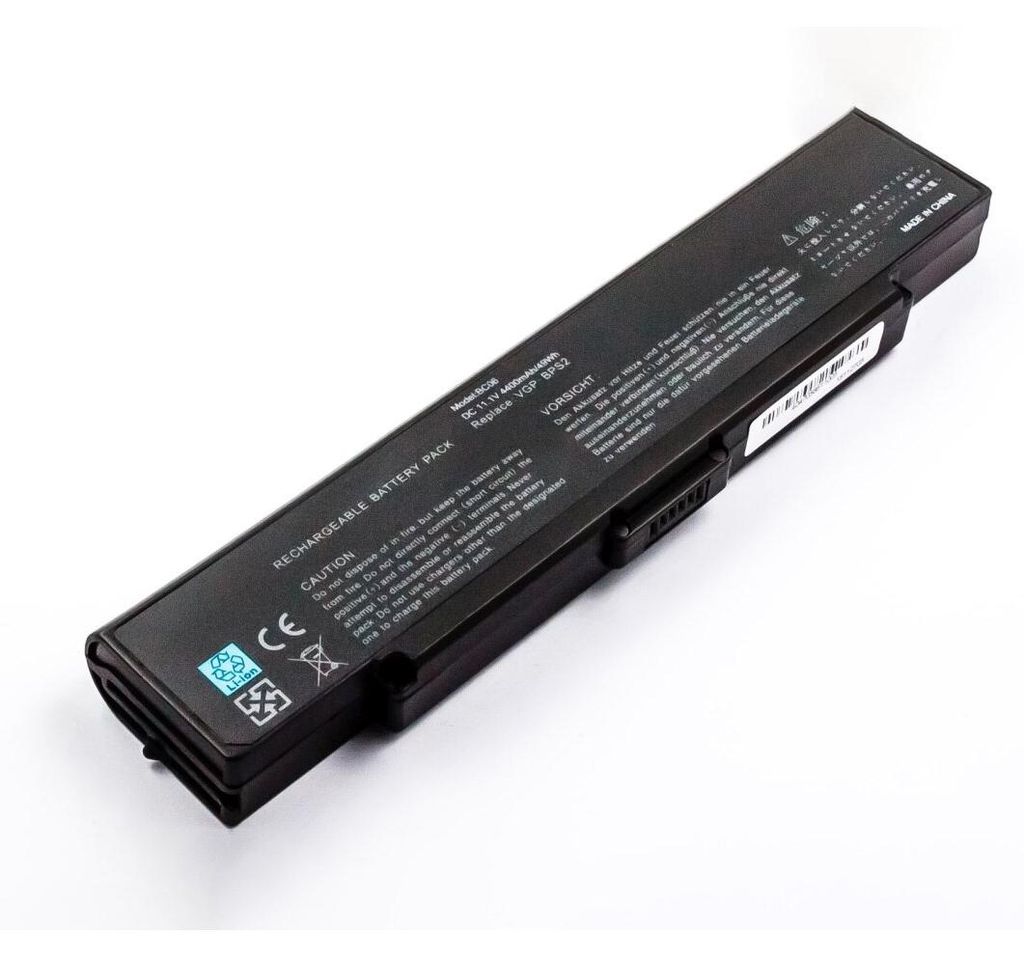 Akku für Sony Vaio VGN-C1 Li-Ion 11,1 Volt 4400 mAh Produktbild 