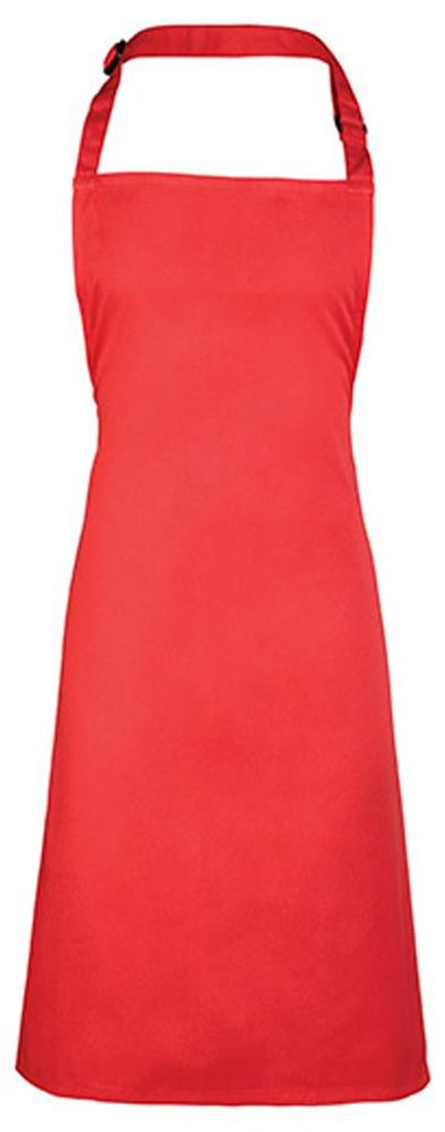 Premier - "Colors Collection" Latzschürze LT5796 (86 cm x 72 cm) (Erdbeer Rot)