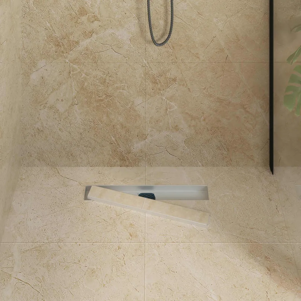 Siphon de douche vidaXL 2-en-1 avec évacuation multidirectionnelle
