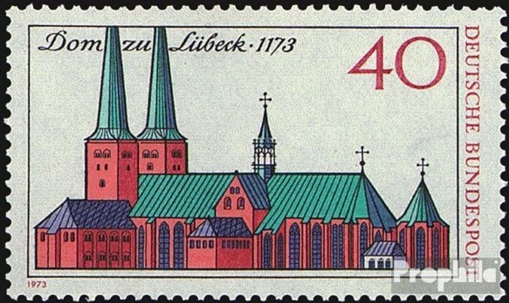 Briefmarken BRD (BR.Deutschland) 1973 Mi 779 (kompl.Ausg.) FDC 800 Jahre Dom zu Lübeck