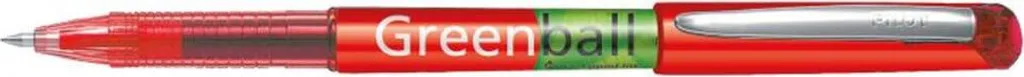 Pack 10 Stylos Pilot Green-Ball Rouges pour Correction et Prise de Notes
