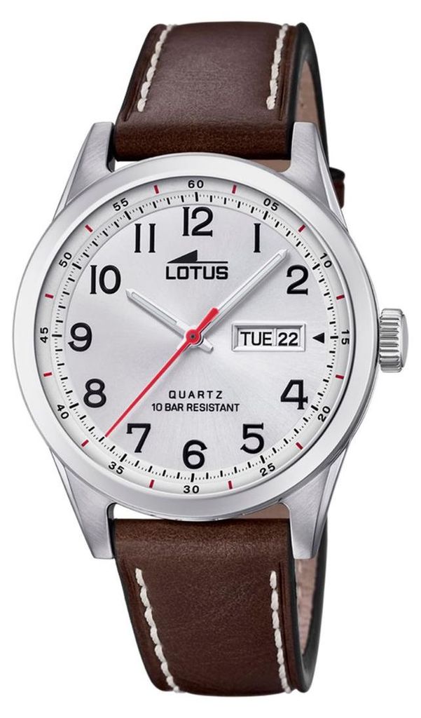 LOTUS Herren Uhr Classic Elegant 18671/1 Leder Armbanduhr Produktbild 