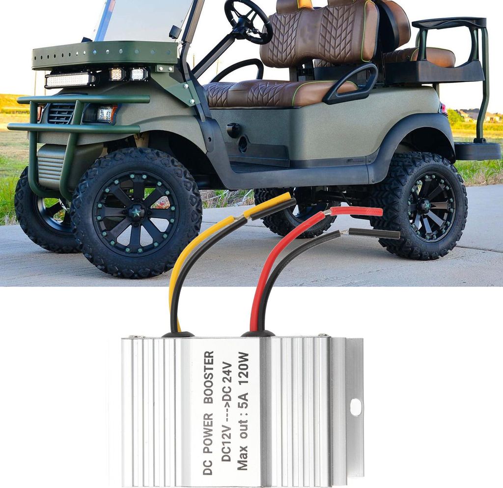 DC-Aufwärtswandler, wasserdichtes Stromversorgungsmodul, Boost-Transformator für Golfwagen, GPS, LED-Auto-Display