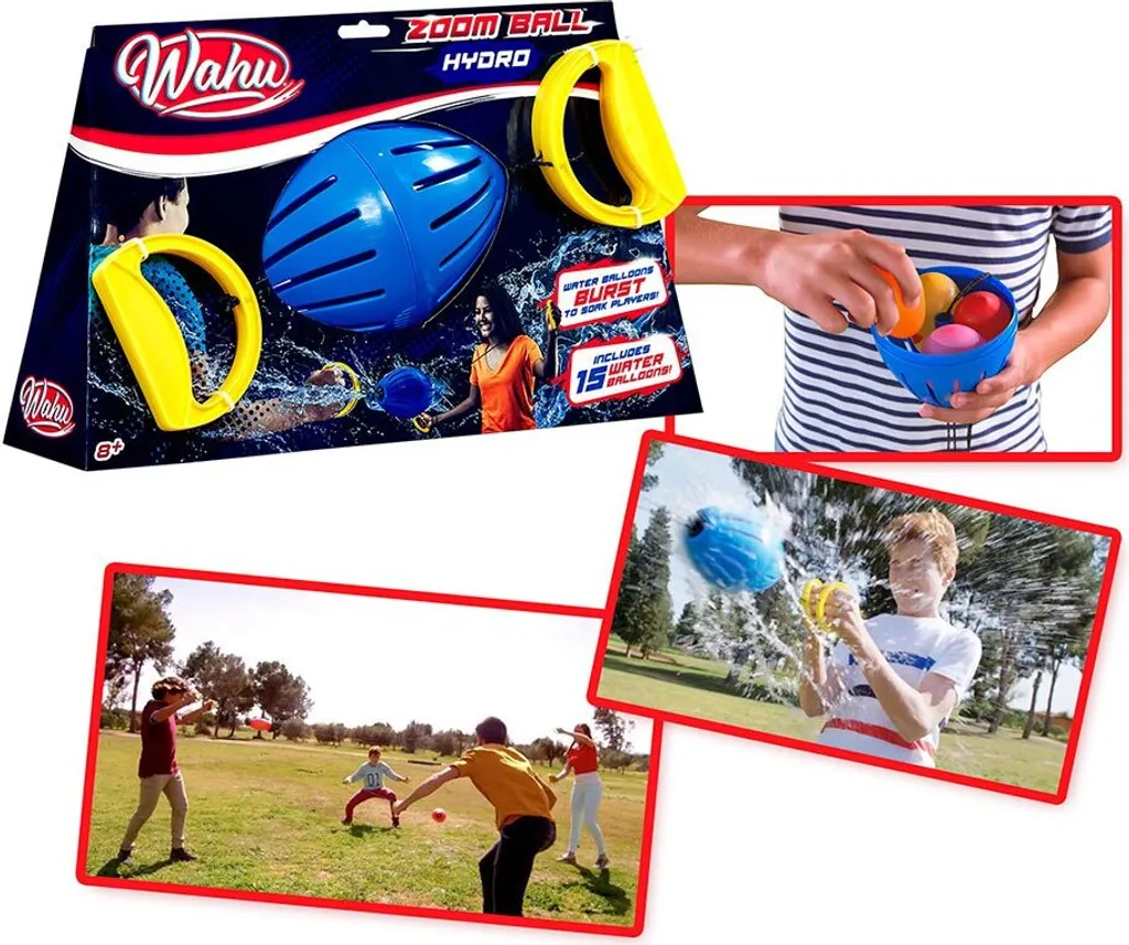 Zoomball Hydro Wahu Goliath Multicolore avec Ballons d'Eau Inclus - 16