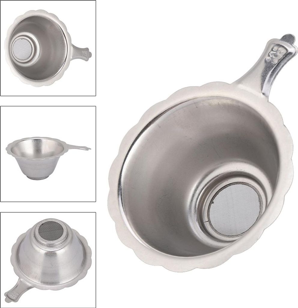 3D-Druckerzubehör: Fotosensitiver Harz-Metallfiltertrichter für SLA/DLP (Silber)