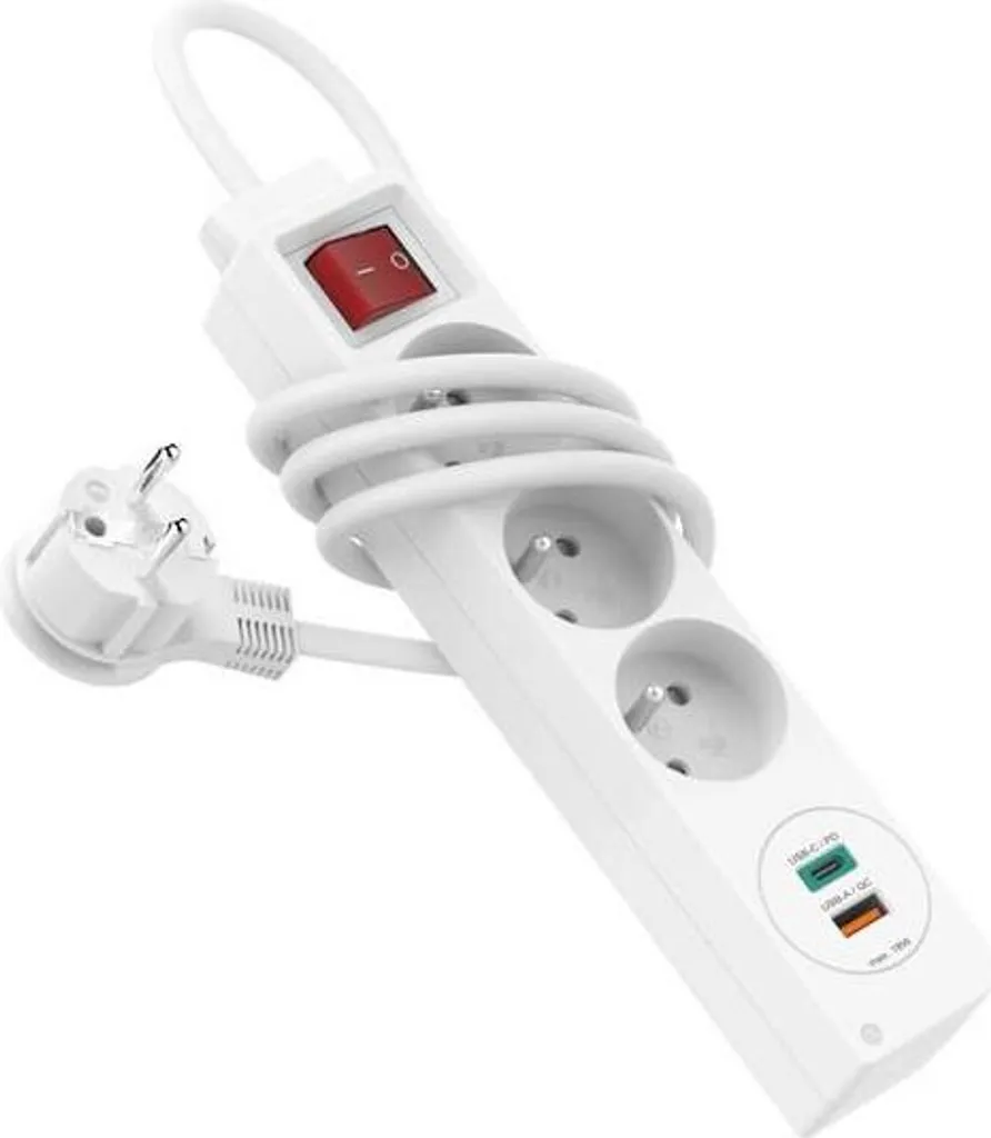 Multiprise 3 Prises : Fini le manque de place avec USB-C Rapide 18W