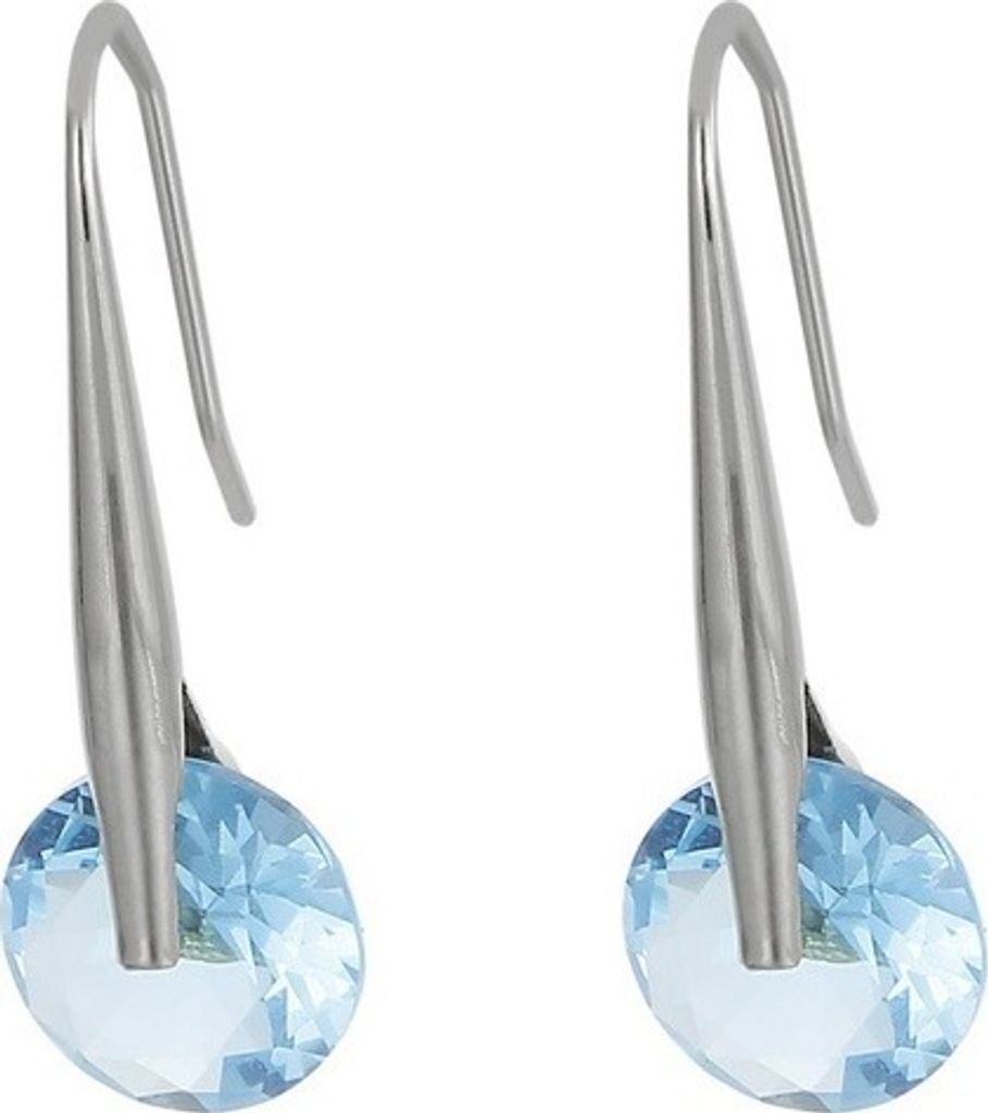 BR-20664 Ohrringe Silber/Blau – Eleganter Schmuck KP20664