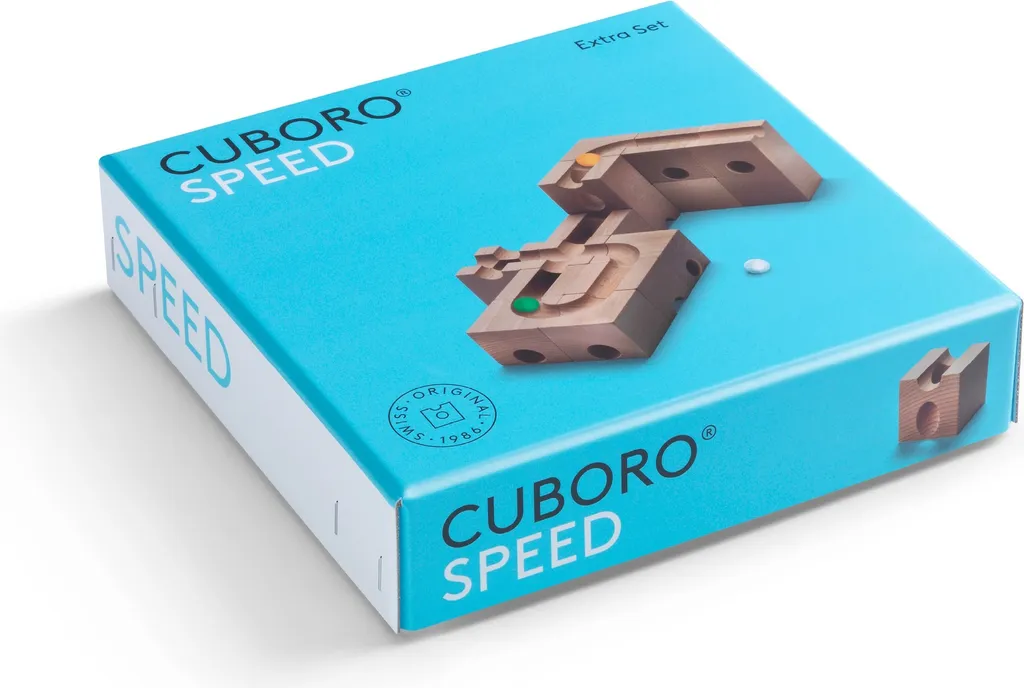 Cuboro SPEED Évitez l'Arrêt des Billes sur votre Circuit Bois de 11 Pièces