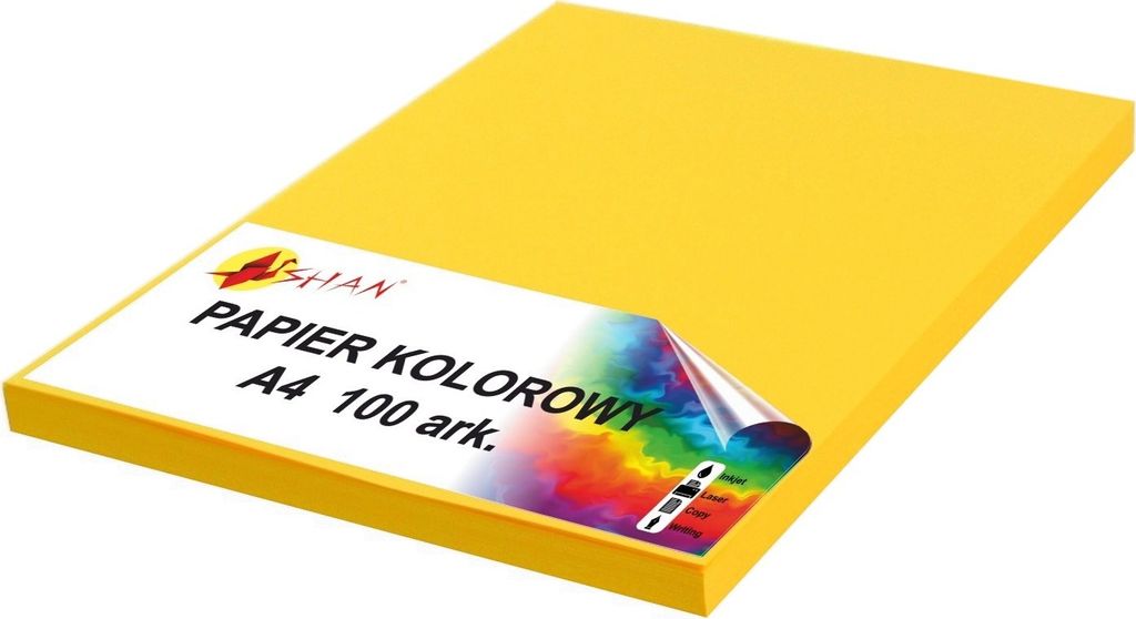 Farbpapier A4 80g sonnengelb 100 Blatt