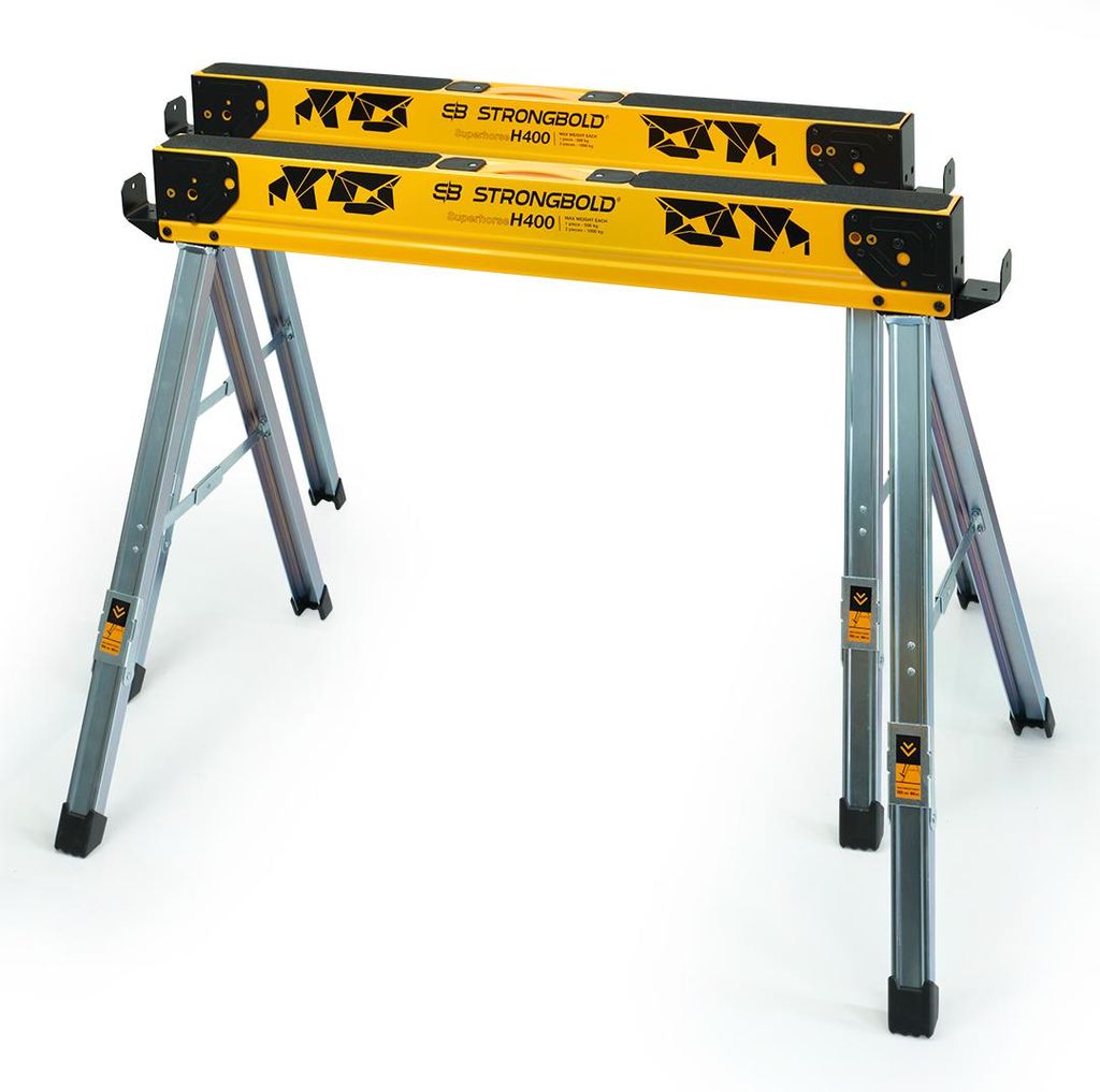 STRONGBOLD H400 Arbeitsbock 2er Set | Klappbarer Produktbild 