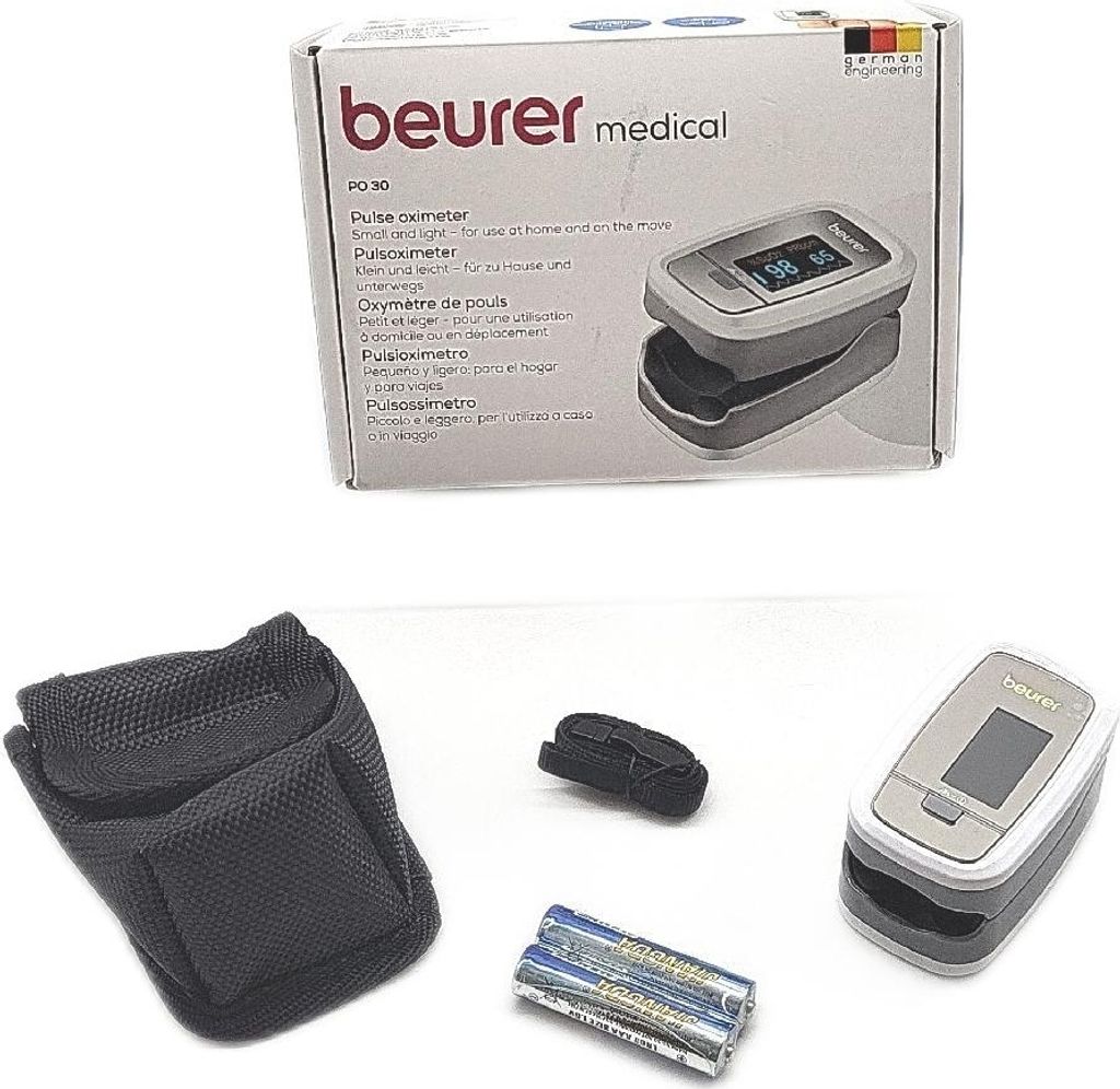 Beurer Pulsoksymetr PO30 Srebrny 454.30 Zdjęcie produktu 15