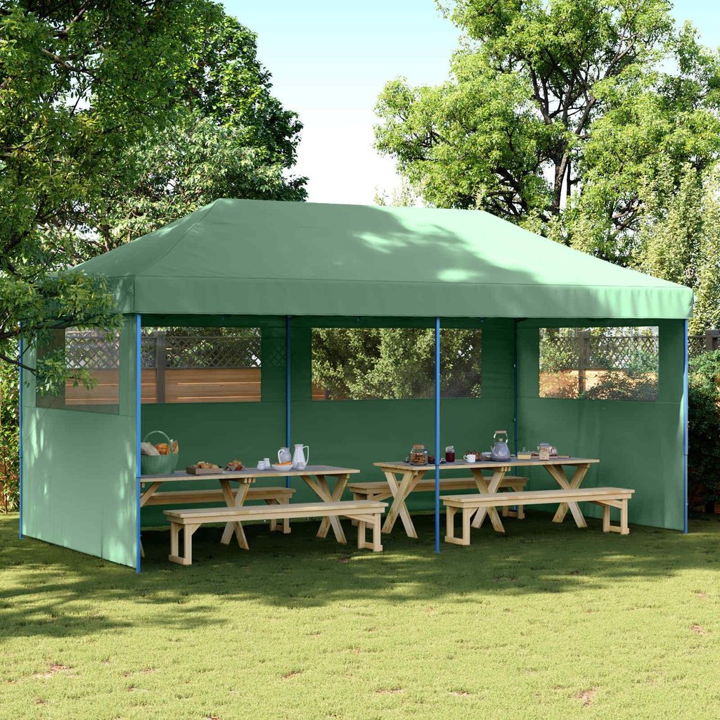 "Neues Produkt" Party-Zelt - CLORIS - Pavillon - Grün 292x580x315 cm Oxford-Stoff - Pavillons & Partyzelte V2818