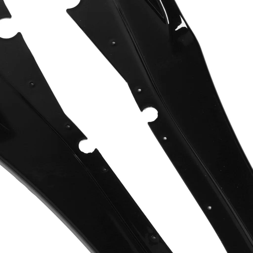 Jupes arrière en ABS noir pour Infiniti Q50 2018-2023 - Pack de 2 pièces