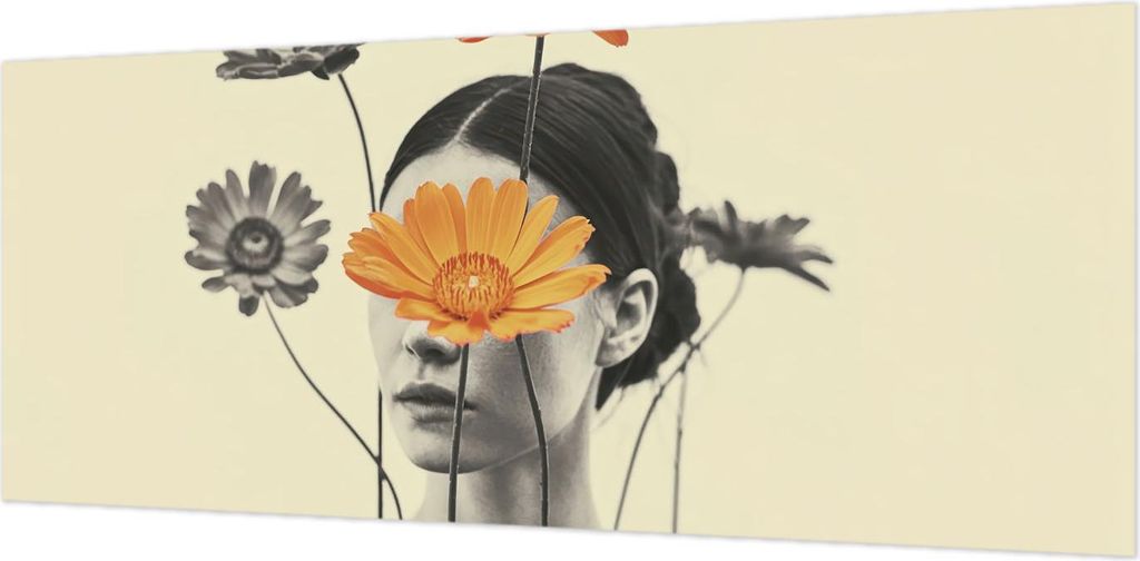 Wandtapete - Dekorative Tapete für Wohnzimmer- Tapetenfolie für Wanddekoration - 208x146 cm - Surrealistische Vision