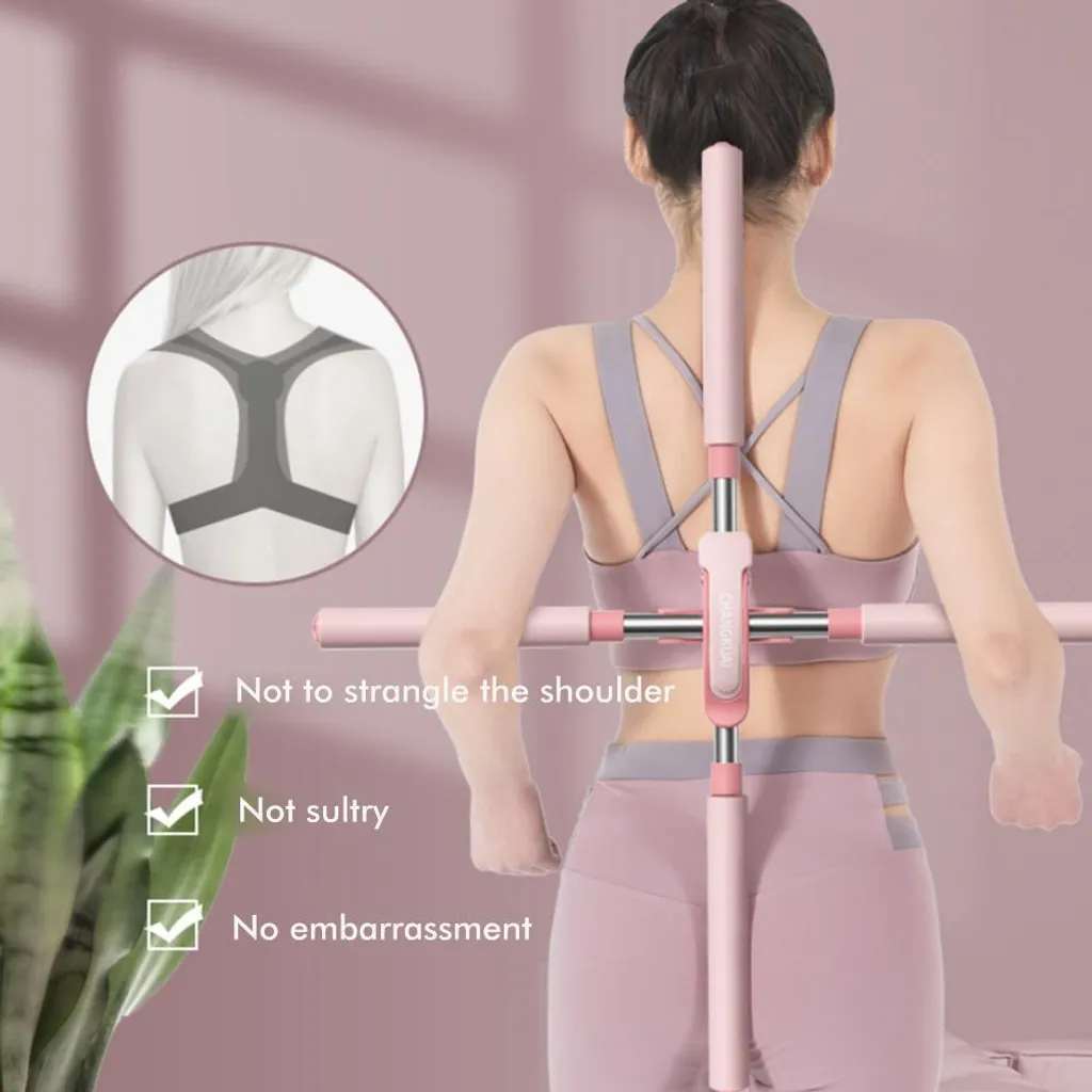 Bâton de yoga rétractable télescopique avec mousse de confort NBR - 2