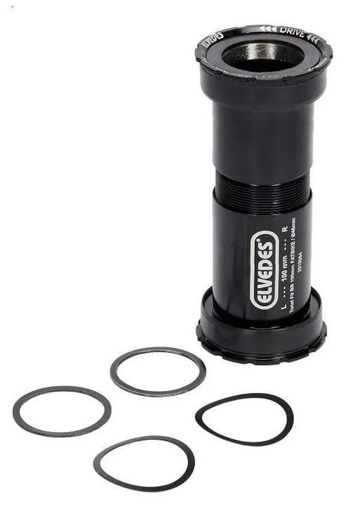 Eledes Twist Fit Ploadet 100 mm - Boîtier Anti-Bruit pour Cadre Fatbike