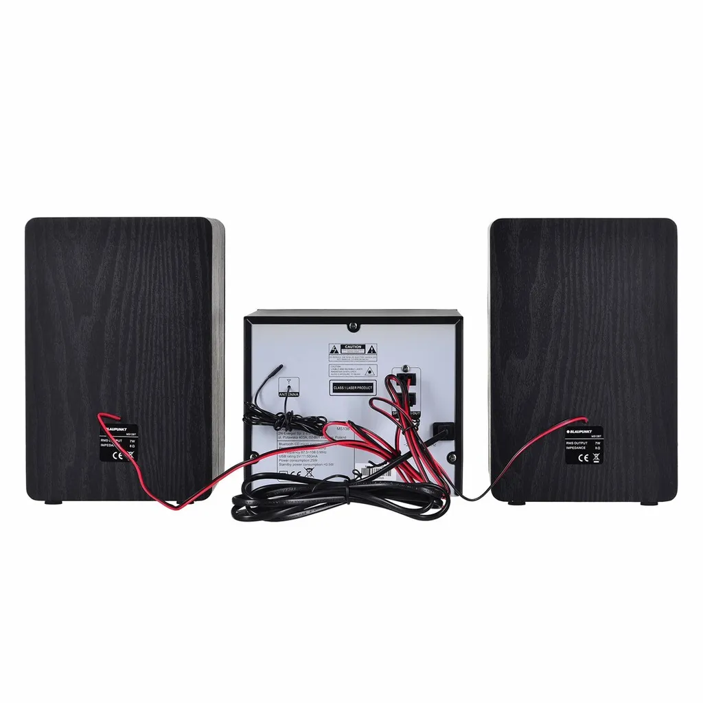Micro-chaîne Bluetooth Blaupunkt MS13BT 30W avec Radio FM et Lecteur USB