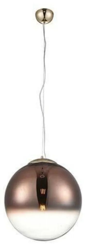 Suspension Iris 40 cuivre AZzardo pour table à manger et cuisine