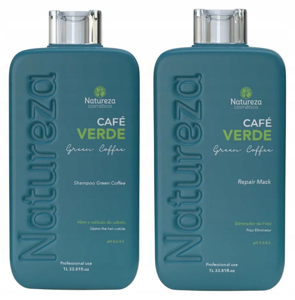 Natureza Sada Cafe Verde Pro Keratinové Narovnání Vlasů Obrázek produktu 