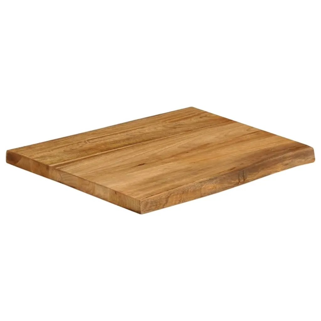 SYFAX Top Tavolo 60x60 Legno Mango Massiccio Spessore 3,8cm Design Loft