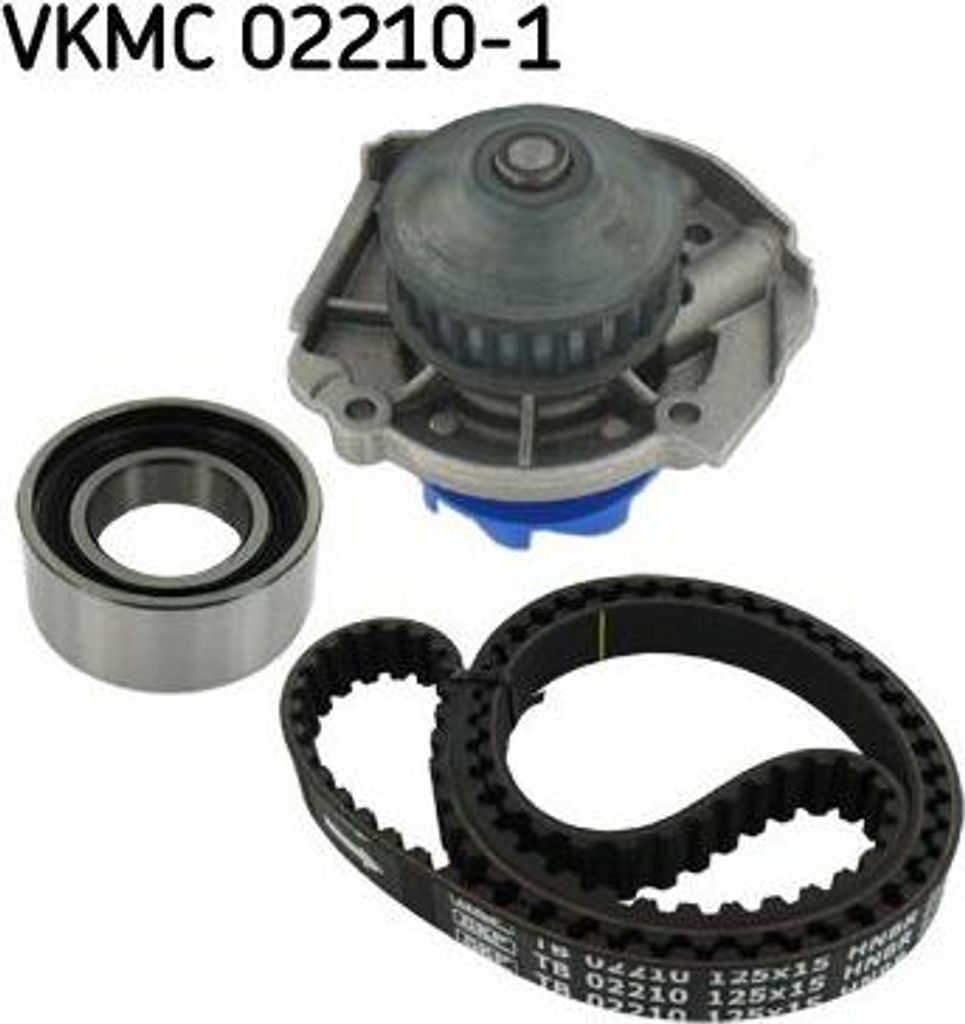 SKF VKMC 02210-1 Wasserpumpe + Zahnriemensatz OE 081821 kompatibel mit Cinquecento, Panda, Punto, Seicento, Lanc Y