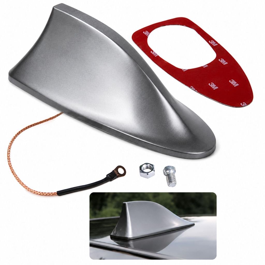 A29C Universal Auto Shark Hai Antenne Dachantenne AM FM Produktbild 
