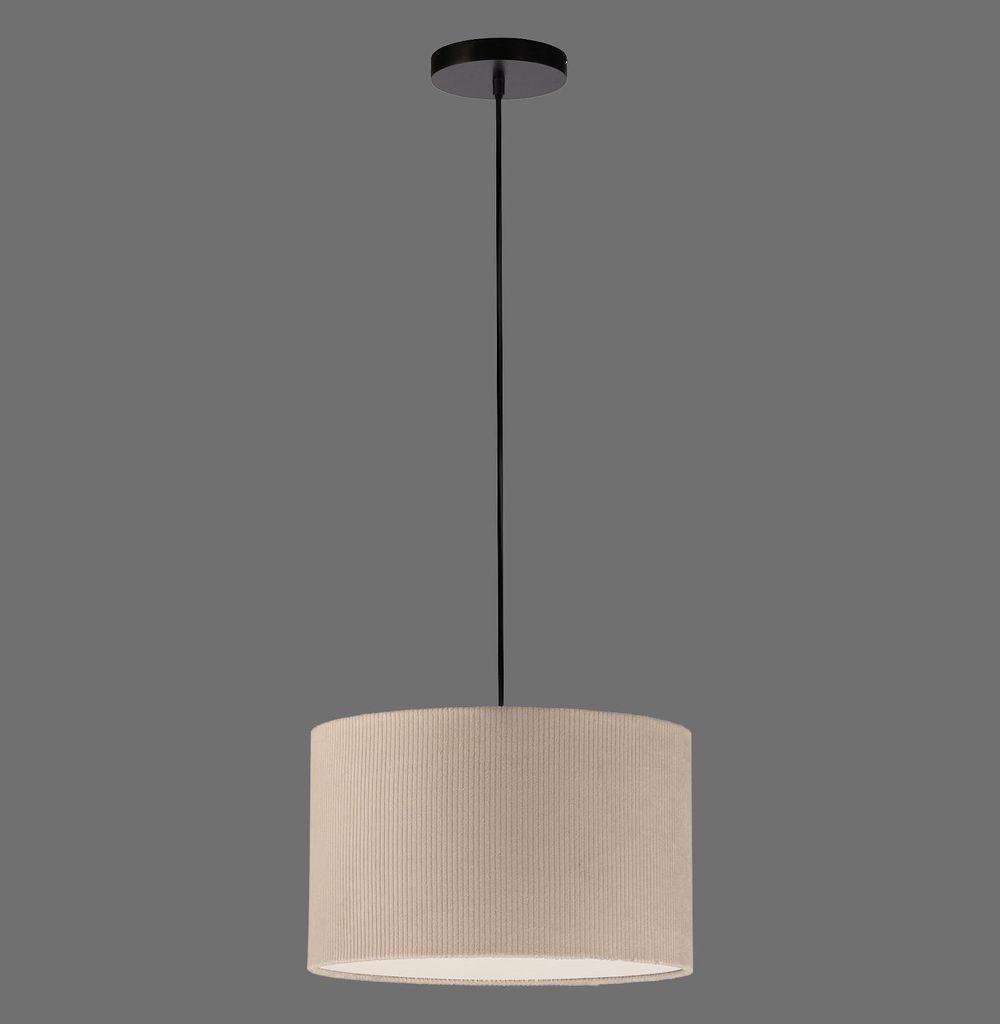 JUST LIGHT DURO Pendelleuchte E27 max. 10W sand 14892-39
