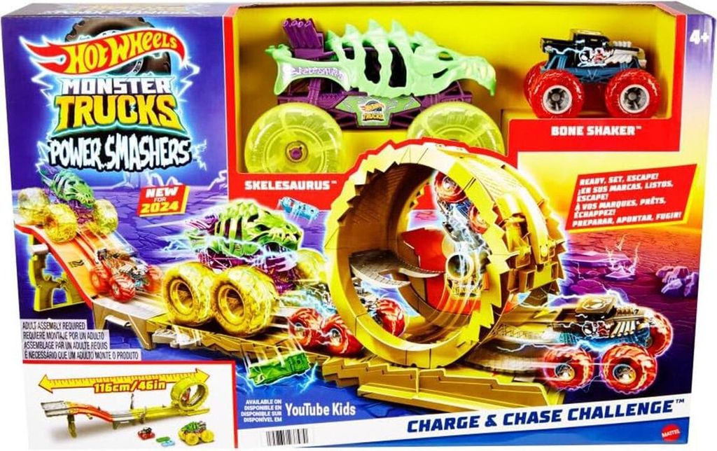 Mattel HXT05 - Hot Wheels - Monster Trucks - Power Smashers Produktbild 
