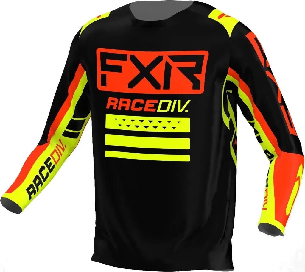 Maglia FXR Clutch Pro Motocross S Schwarz/Rot/Gelb | Acquista Online
