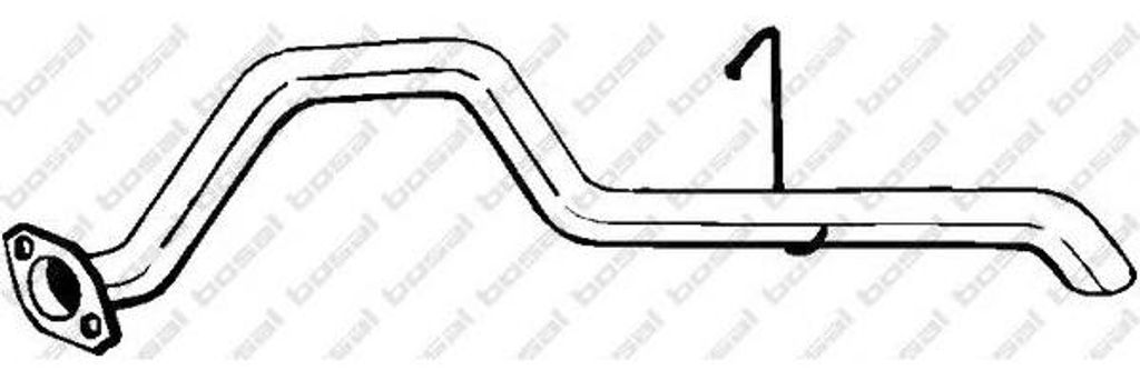 BOSAL Abgasrohr Auspuffrohr für DAIHATSU SIRION (M1) Hinten 789-003