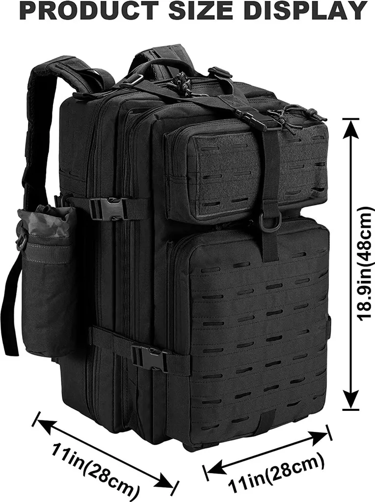 Sac à dos militaire 45L : Solution robuste pour dos sensible et pluie