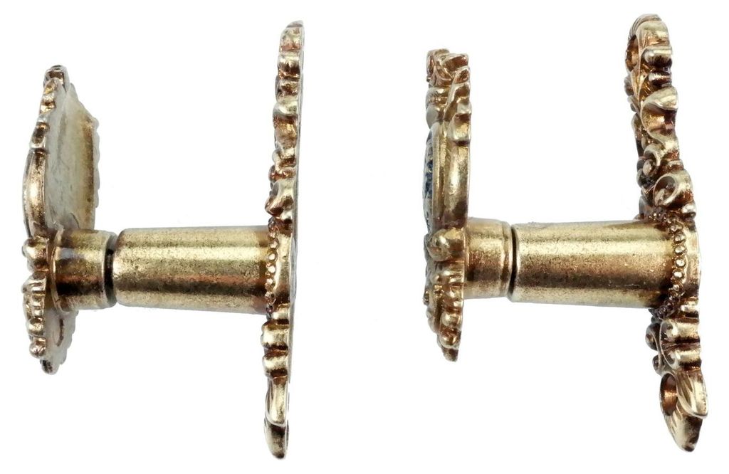 Nástenný držiak erb modrý mosadz 2 ks (výsuvný 3-5 cm) Obrázok produktu 