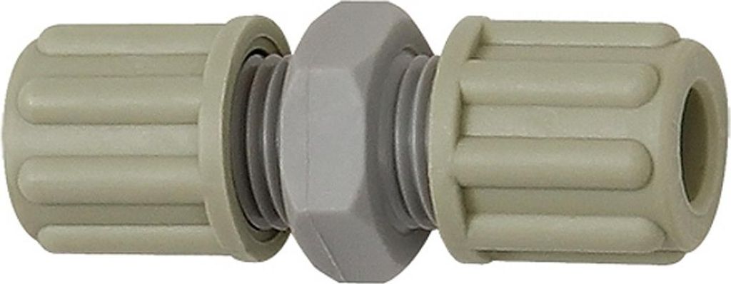 Riegler Gerade Schlauchverbindung, für Schlauch 4/6 mm, SW 14, PA
