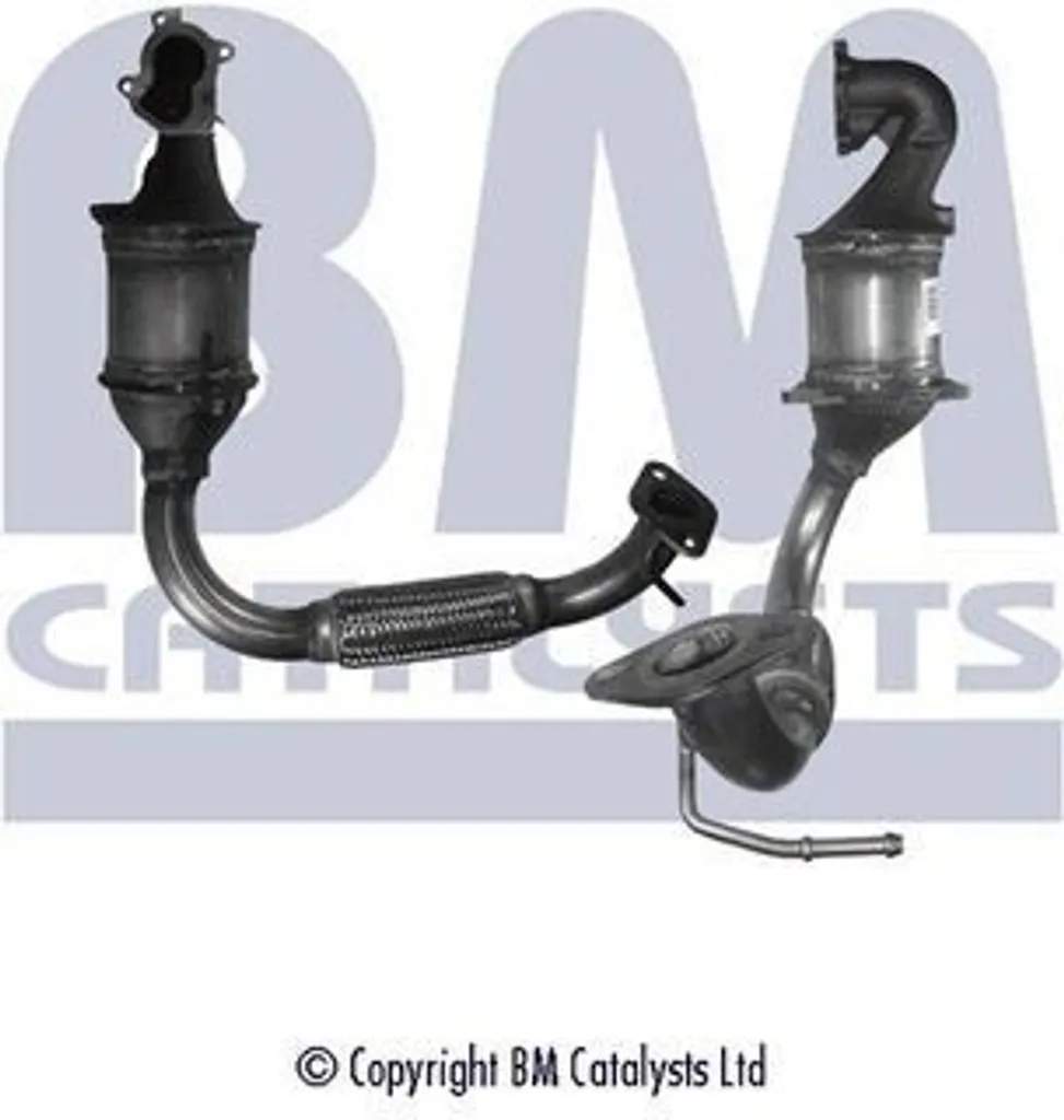 Catalyseur homologué BM80240H avec structure en acier inox durable