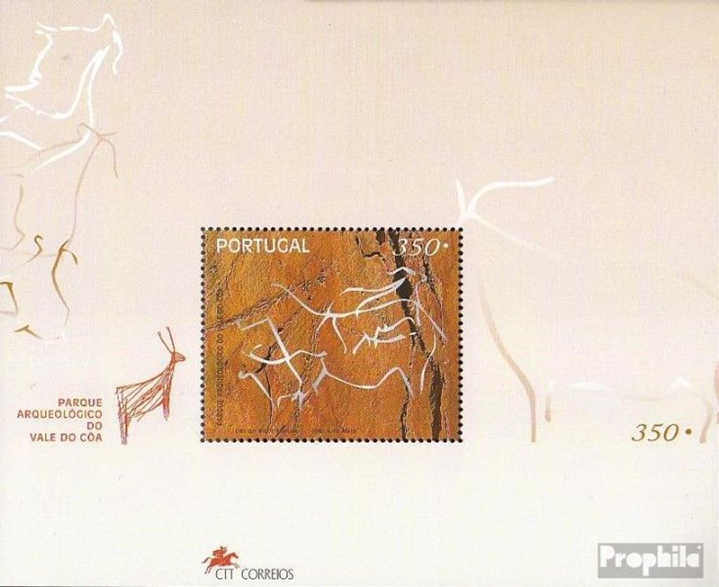 Briefmarken Portugal 1998 Mi Block144 (kompl.Ausg.) postfrisch Archäologischer Nationalpark