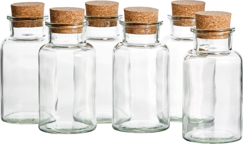 12er Set Gewürzgläser 300ml + Korken, Aufbewahrung von Tee, Produktbild 3
