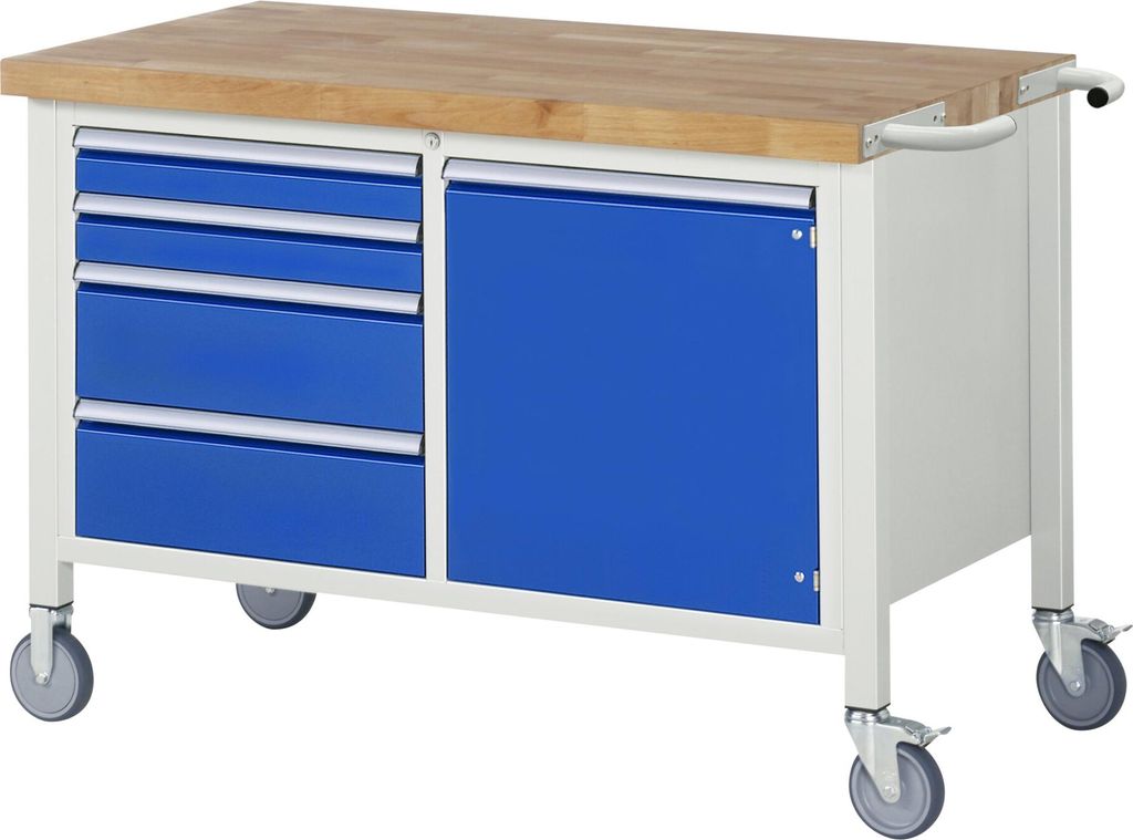 Rau Fahrbare Werkbank Modell 8470 BxTxH 1250x700x880mm