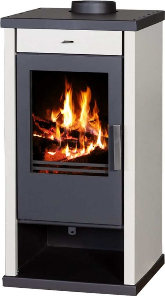 V05 Vanessa Lux - Kaminofen Holz Holzofen 9 kW Kamin Ofen Dauerbrandofen Werkstattofen Schwedenofen Hüttenofen Heizofen