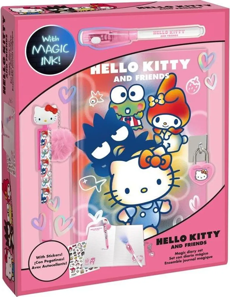 Carnet de notes Hello Kitty coffret de papeterie avec stylos fantaisie