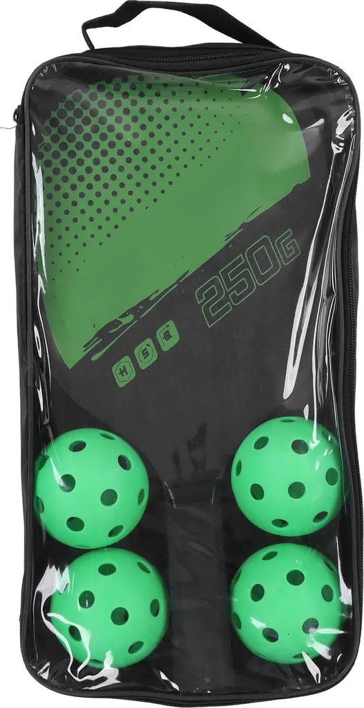 Set Pickleball da Viaggio 2 Racchette e Palline per Sport all'Aperto