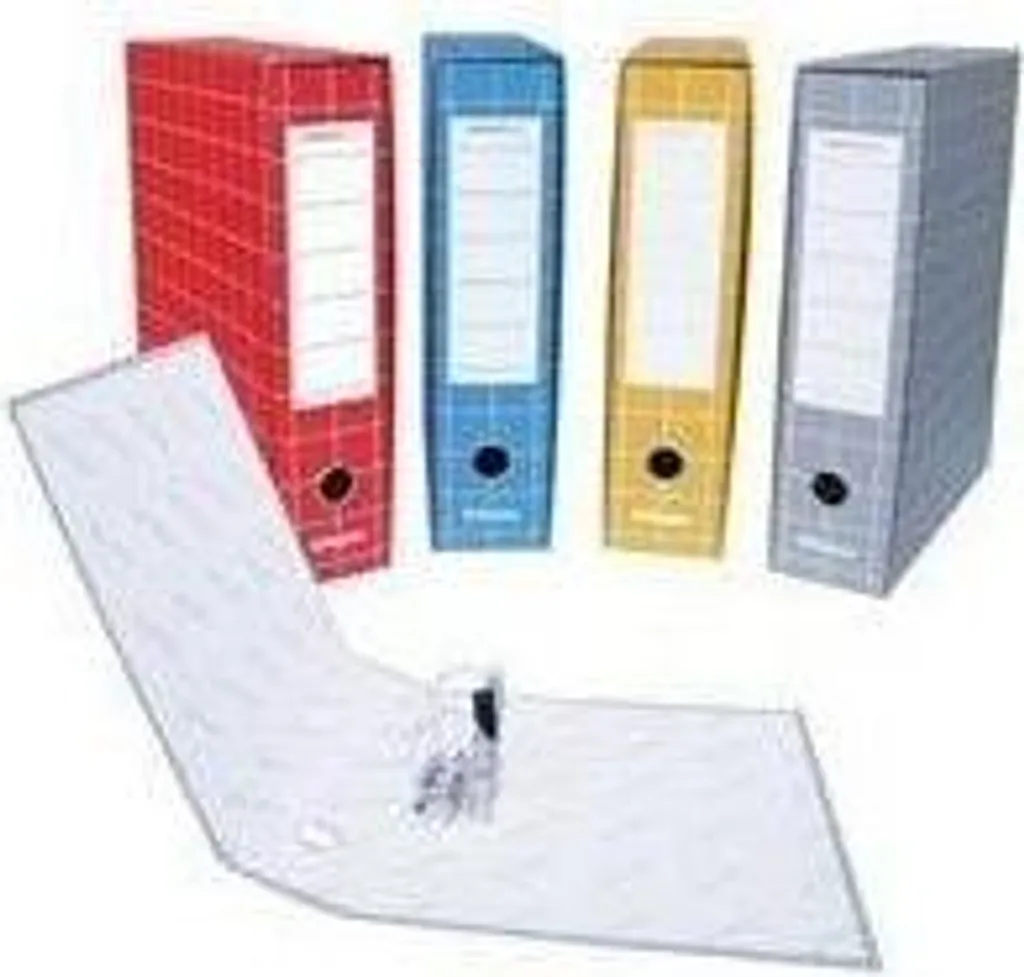 Classeur de bureau rouge Resisto RES0101-R pour archivage efficace A4