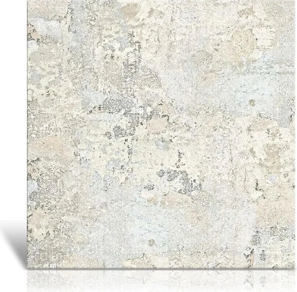Dalle de carrelage grand format AP 100x100 aspect béton pour salon chic