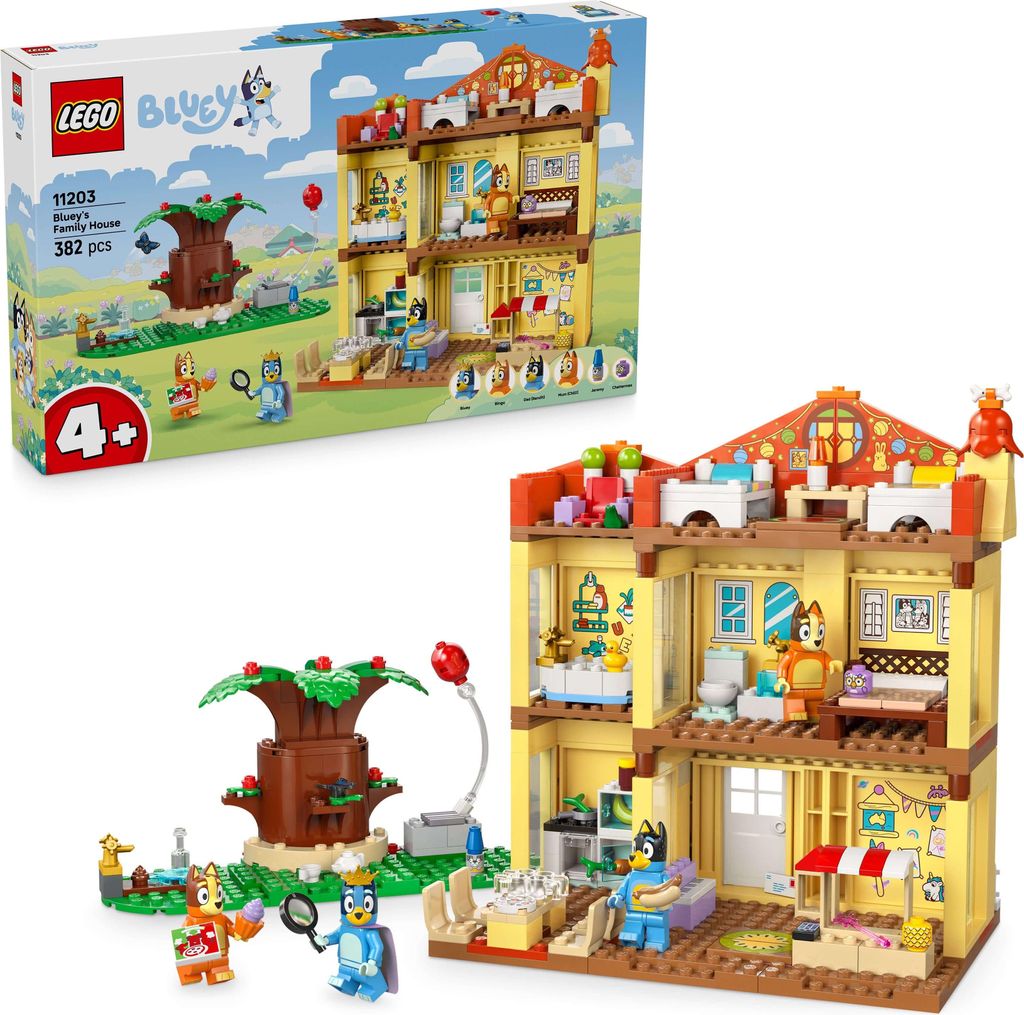 LEGO Bluey: Blueys Haus - Modulares Spielzeug mit Räumen, Produktbild 