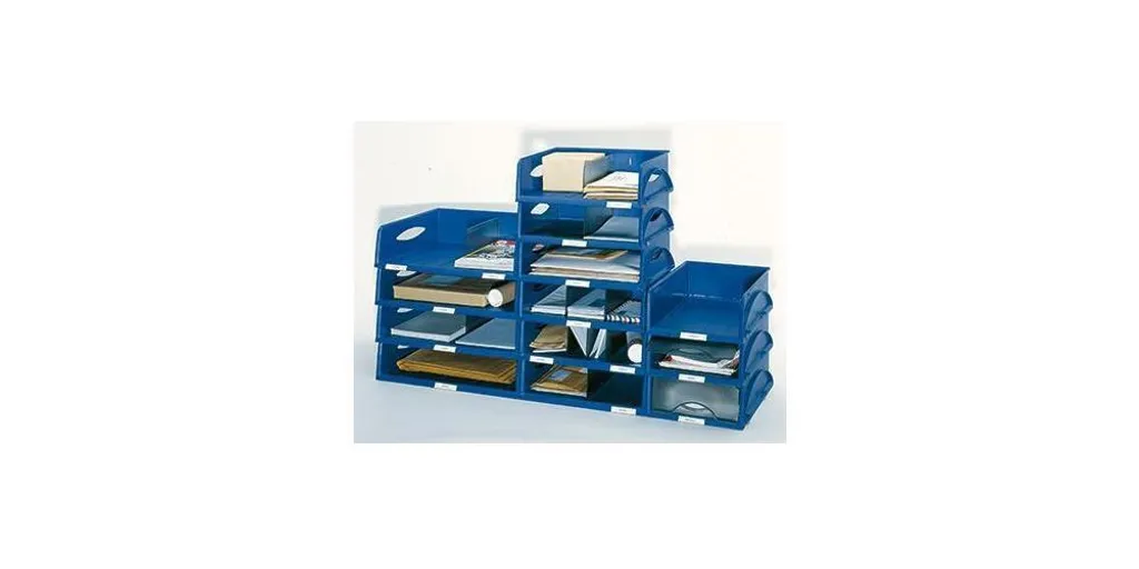 Corbeille à courrier Leitz Sorty 52310085 format A4 pour bureau - Gris