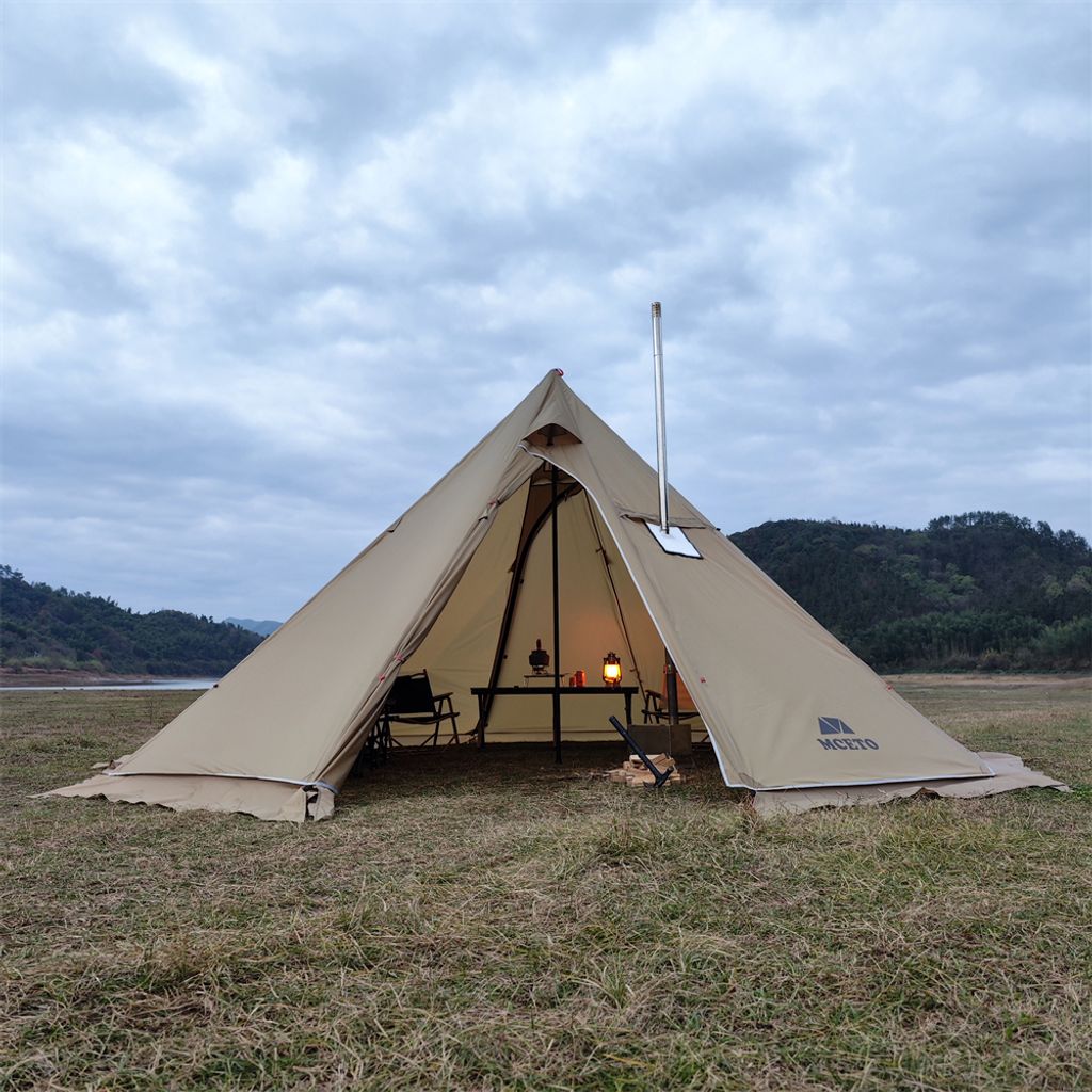 Tipi-Warmzelt fuer 5šC8 Personen mit Herd, Produktbild 10