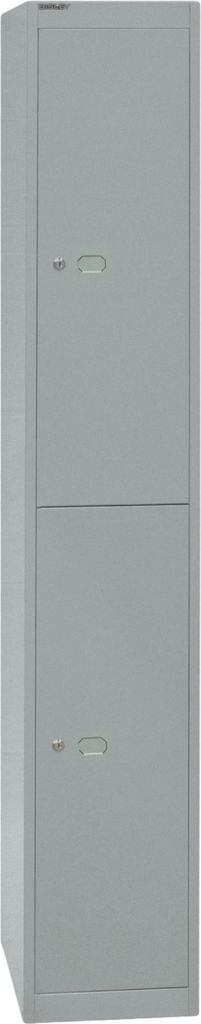 Bisley Garderobenschrank Office - Farbe: Silber