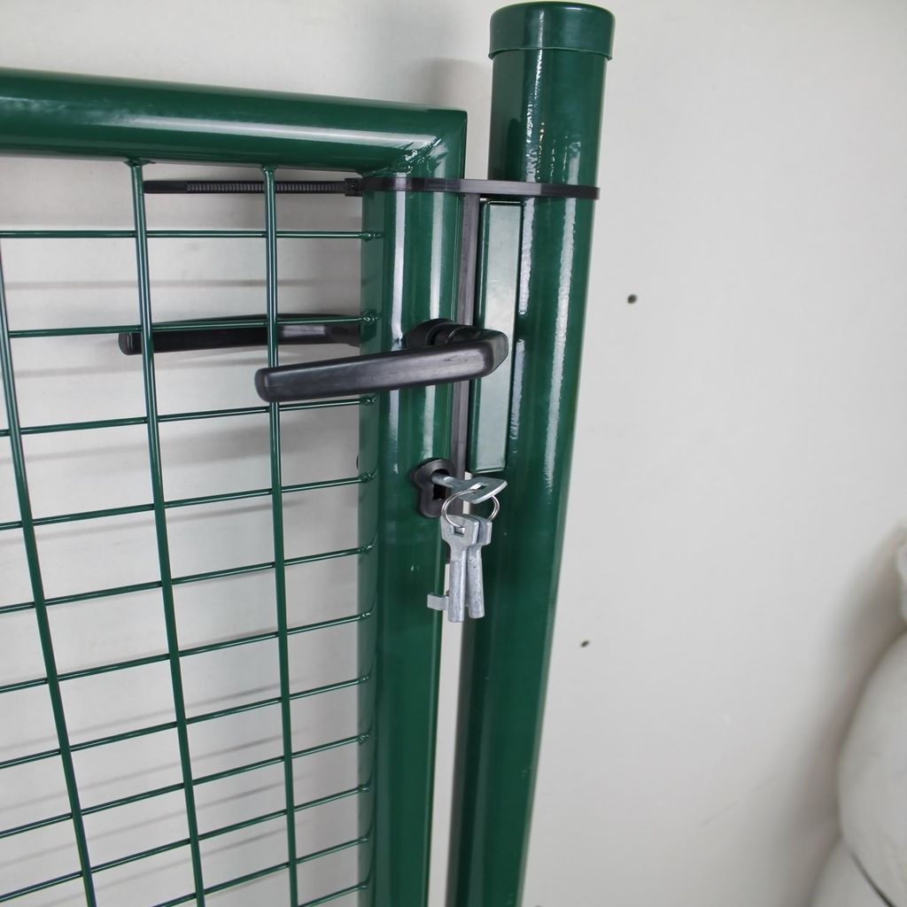Gartentor Gartentür grün Zauntor Hoftor Einflügeltor Produktbild 3