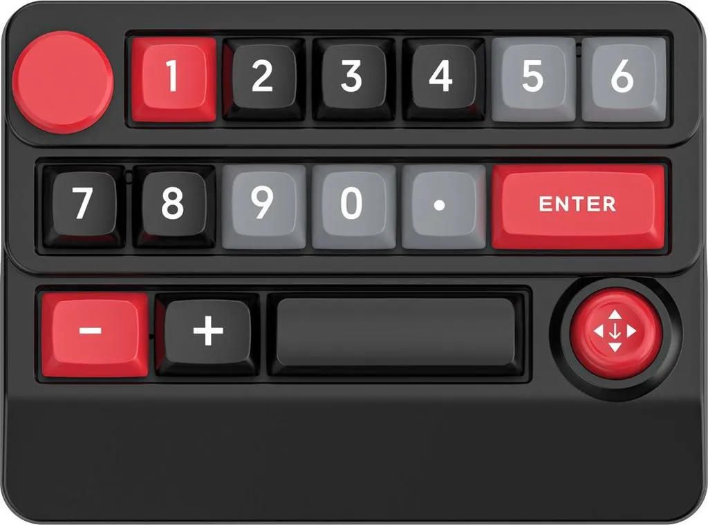 Clavier Gamer sans Fil pour Bureau Gaming, INF RGB Mécanique Noir Rouge